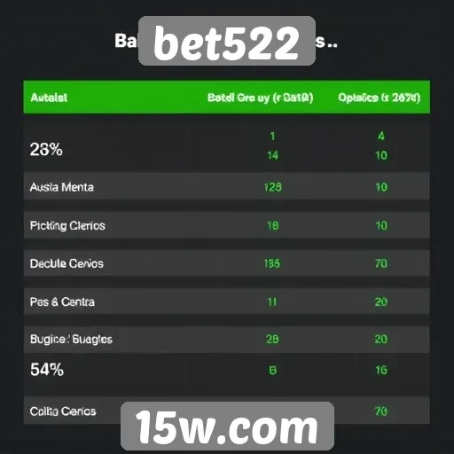 Comparativo entre bet522 e concorrentes do setor