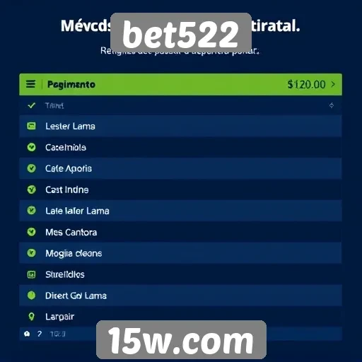 Métodos de pagamento e retirada no bet522